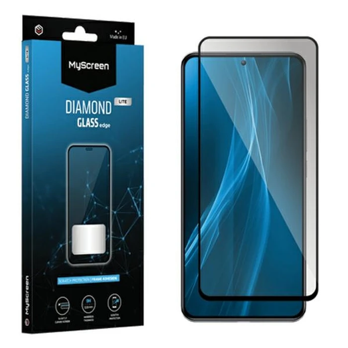 MyScreen Diamond Glass Edge Lite Full Glue Xiaomi Redmi 12 5G / 4G / 12R black