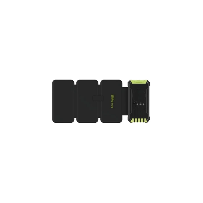 RealPower PB-20000 Ηλιακό Power Bank 20000mAh 5.5W με Θύρα USB-A και Θύρα USB-C (Μαύρο)
