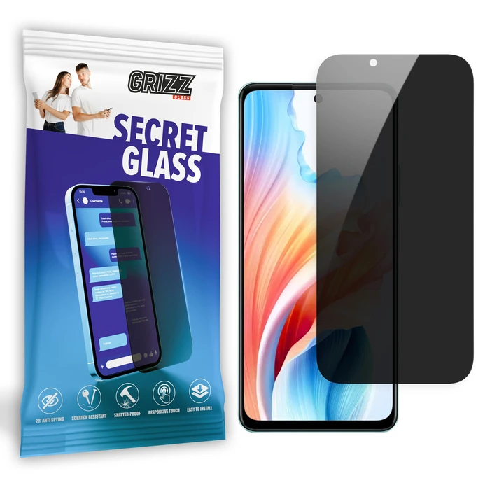 GrizzGlass Matte SecretGlass Oppo A2