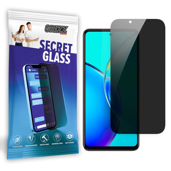 GrizzGlass Matte SecretGlass Vivo Y27s