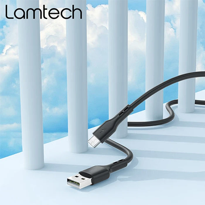 Καλώδιo USB Lamtech Data Micro 1m Black