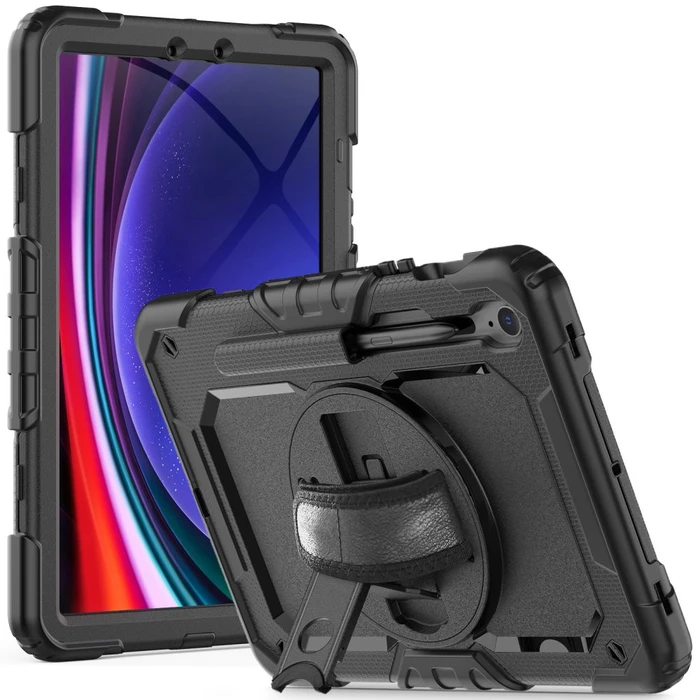 Tech-Protect Solid360 Samsung Galaxy Tab S9 11.0 / S9 FE / S10 FE / S10 Lite 10.9 X710 / X716B / X510 / X516B / X520 / X526 / X400 / X406B Black