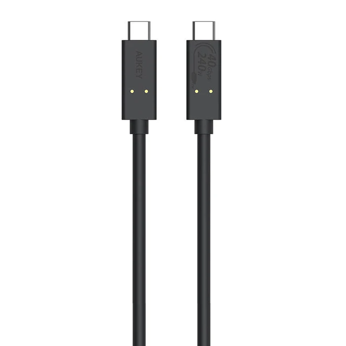 Καλώδιο USB-C Aukey to USB-C, CB-TCC241, 240W, 0.8m (Black)