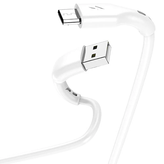 Καλώδιo USB Lamtech Data Micro 1m WHITE
