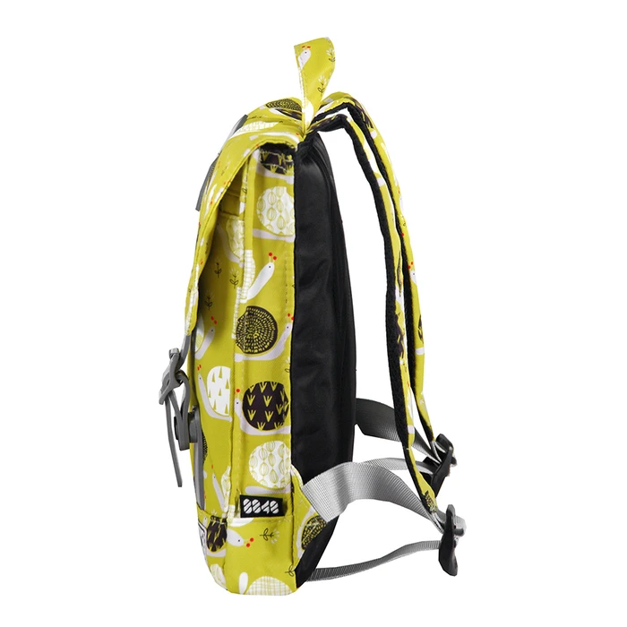 Σχολική Τσάντα 8848 Backpack for CHILDREN With SNAILS PRINT YELLOW