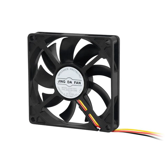 Case Fan 8cm 80x80x15mm 12V 3W με Ρουλεμάν