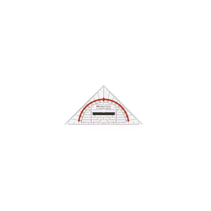 FABER-CASTELL Geometry triangle small with handle 14 cm