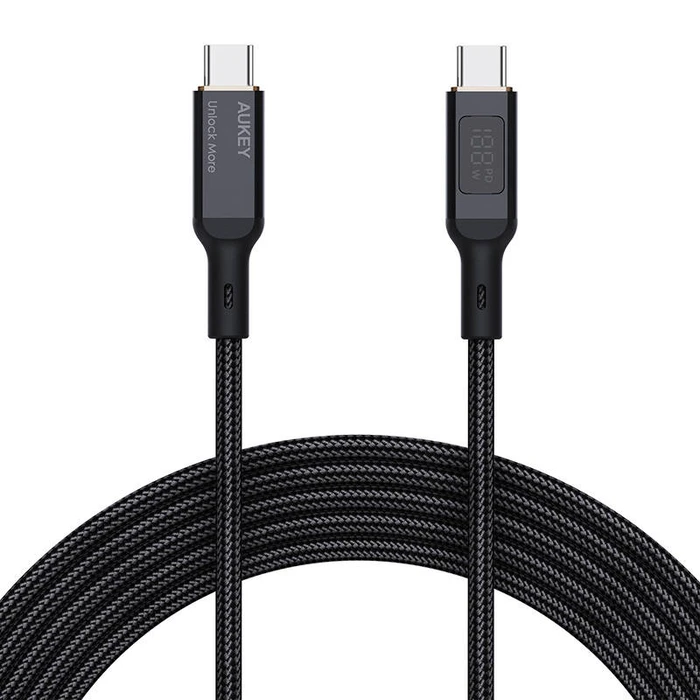 Καλώδιο USB-C Aukey to USB-C CB-MCC102, 100W, 1.8m (Black)