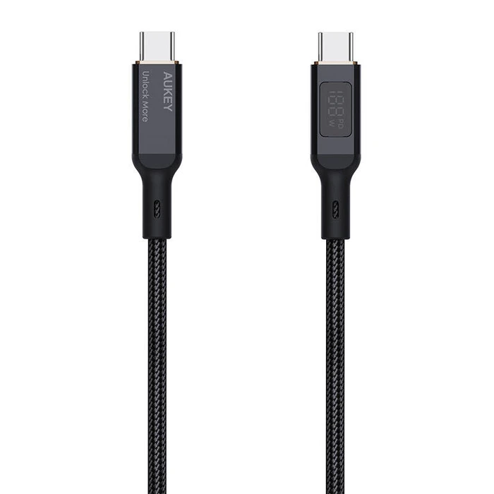 Καλώδιο USB-C Aukey to USB-C CB-MCC102, 100W, 1.8m (Black)