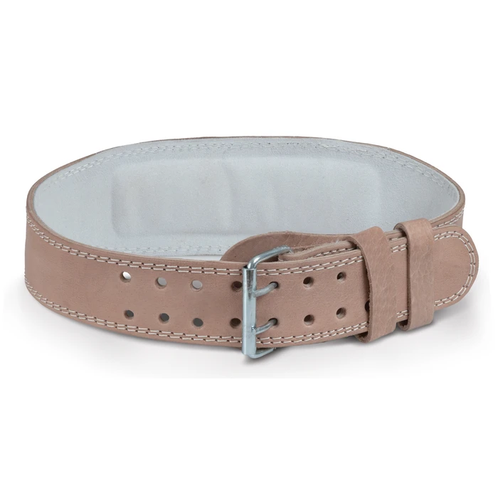 Ζώνη Άρσης Βαρών Amila Δερμάτινη Μπεζ A Quality M