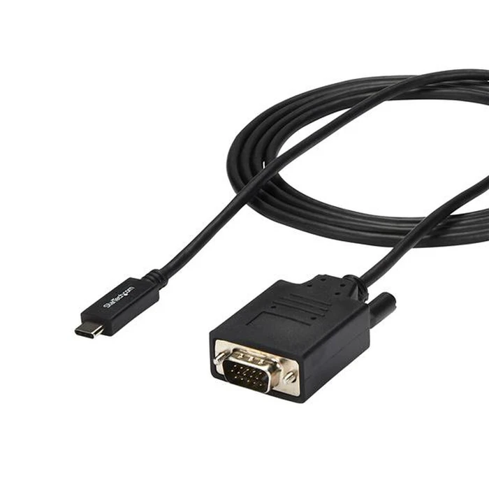 Καλώδιο USB C σε VGA Startech CDP2VGAMM2MB (2 m) Μαύρο