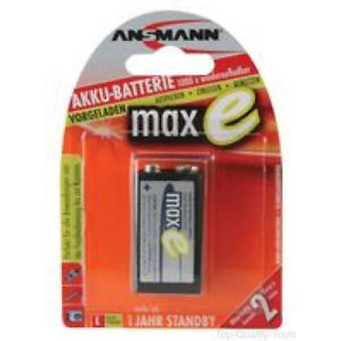 Μπαταρία Επαναφορτιζόμενη Ansmann maxE E NM 9.0V/ 200mAh