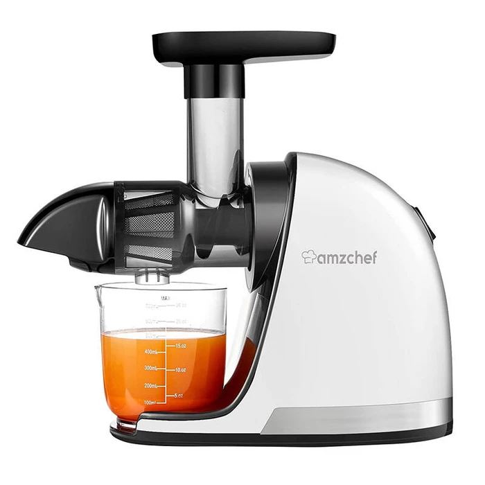Αποχυμωτής Slow Juicer Amzchef 1501-WT (White)