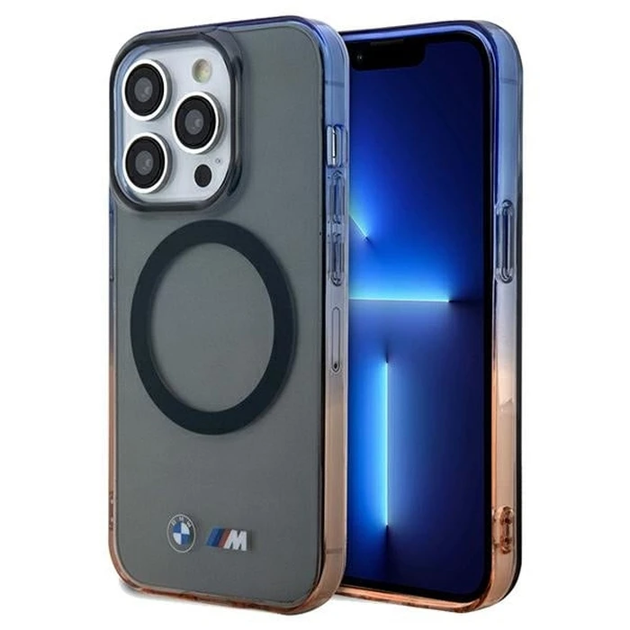 BMW BMHMP15XHTGE Apple iPhone 15 Pro Max hardcase Gradient Bumper MagSafe grey
