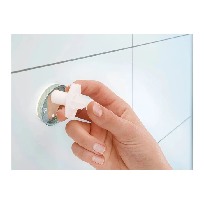 tesa MOON Towel Holder Bath 2-arm incl. Adhesive Solution