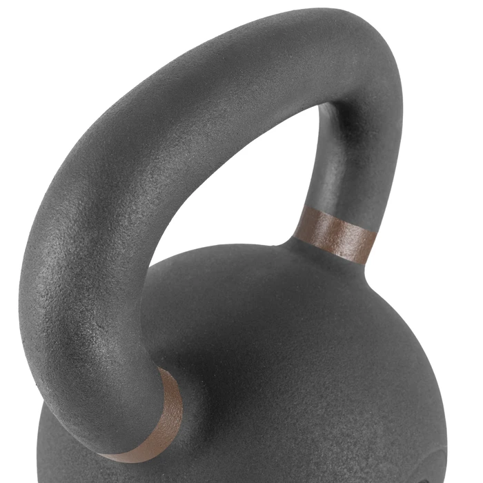 Kettlebell Χυτοσίδηρος 32kg - Μαύρο / Καφέ (AMILA)