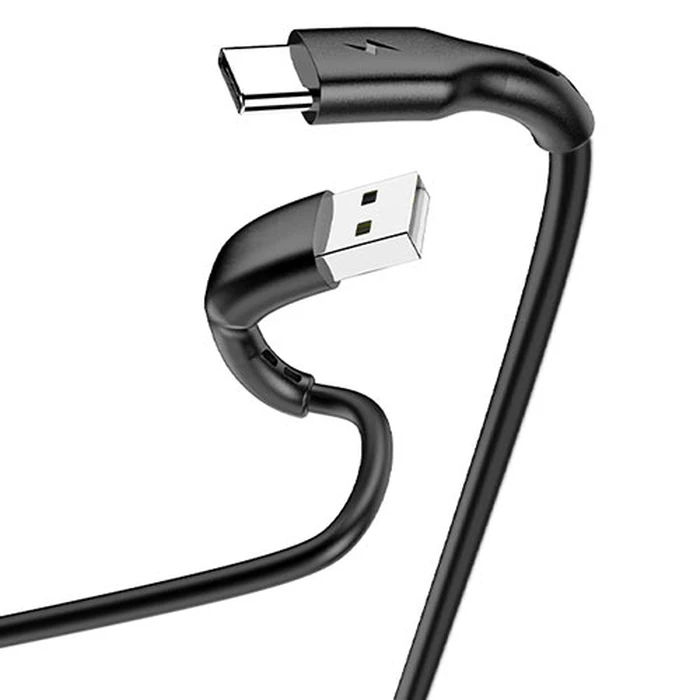Καλώδιo USB Lamtech Data Type-C 2m Black