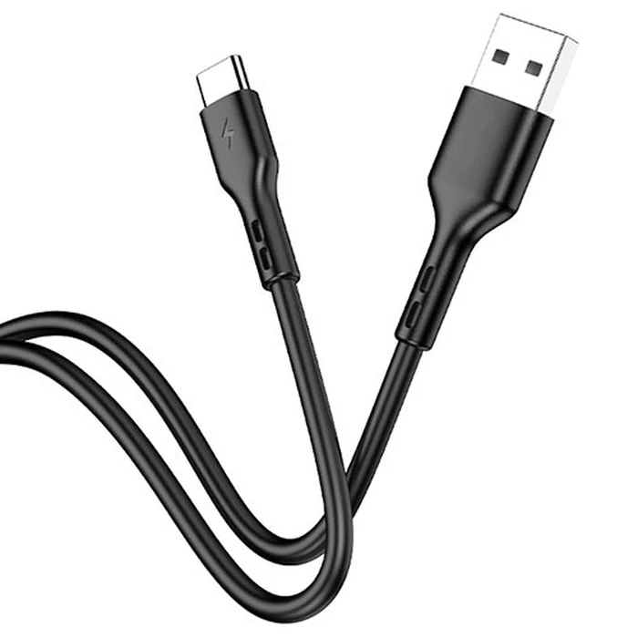 Καλώδιo USB Lamtech Data Type-C 2m Black