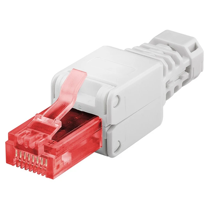 Βύσμα Rj45 Cat 6 Utp Goobay 44738 Tool-Free Λευκό
