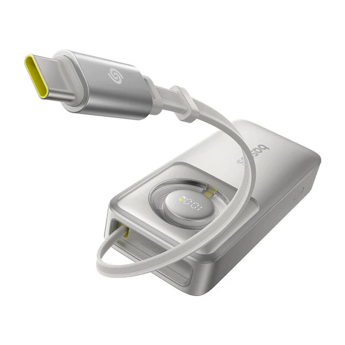 Power Bank Baseus OS Free2Pull 10000mAh 30W +cable (grey)