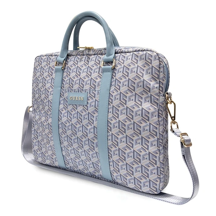Guess GUCB15HGCFSEB 16" bag GCube Stripes blue