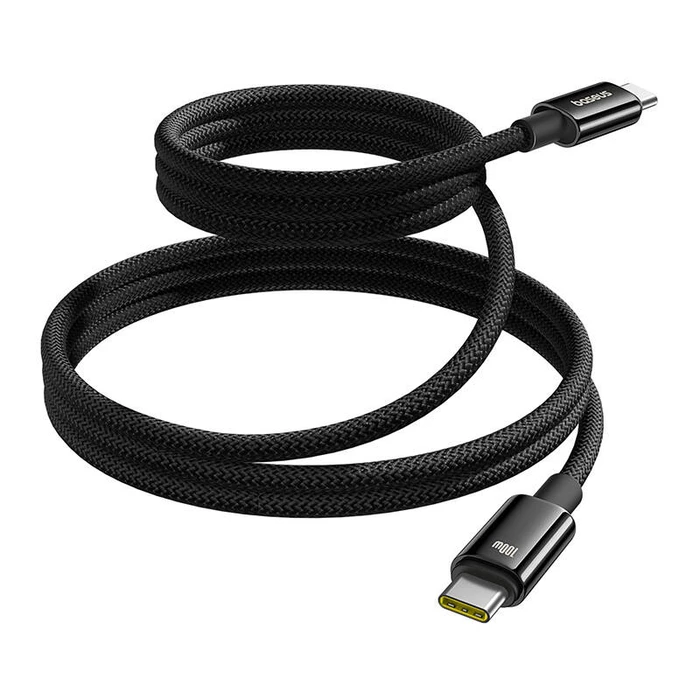 Καλώδιο USB-C Baseus Tungsten Gold Charging to USB-C 100W 1m (Black)
