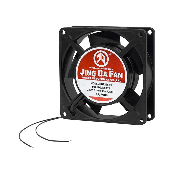 Case Fan 9.2cm 92x92x25mm 230V με Ρουλεμάν