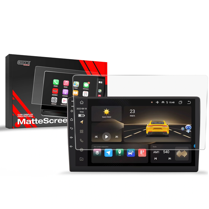 Matte GrizzGlass CarDisplay Protection Radio Android 10"