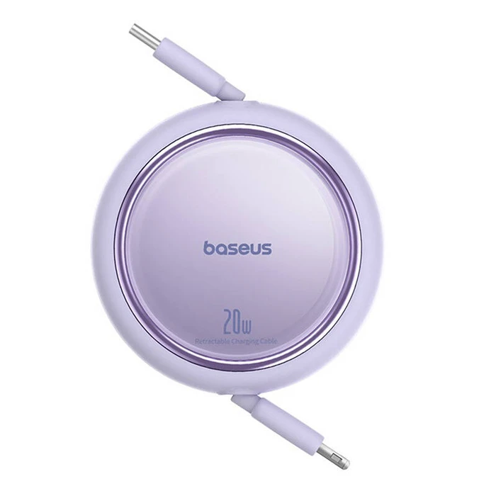 Καλώδιο USB Baseus Free2Pull USB-C to iP 20W 1m (purple)