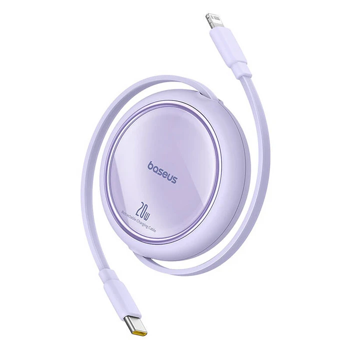 Καλώδιο USB Baseus Free2Pull USB-C to iP 20W 1m (purple)
