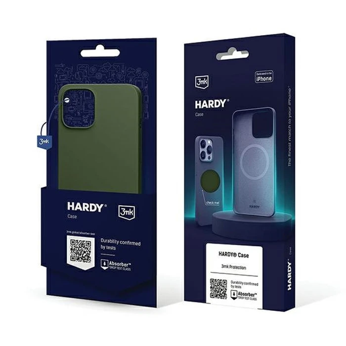 3MK Hardy Case MagSafe Apple iPhone 15 Plus / 14 Plus green