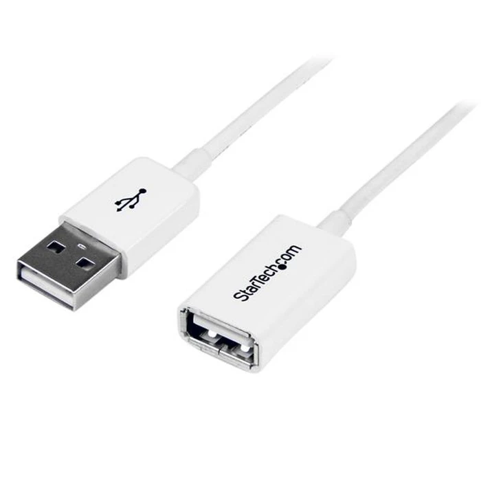 Καλώδιο USB Startech USBEXTPAA1MW Λευκό