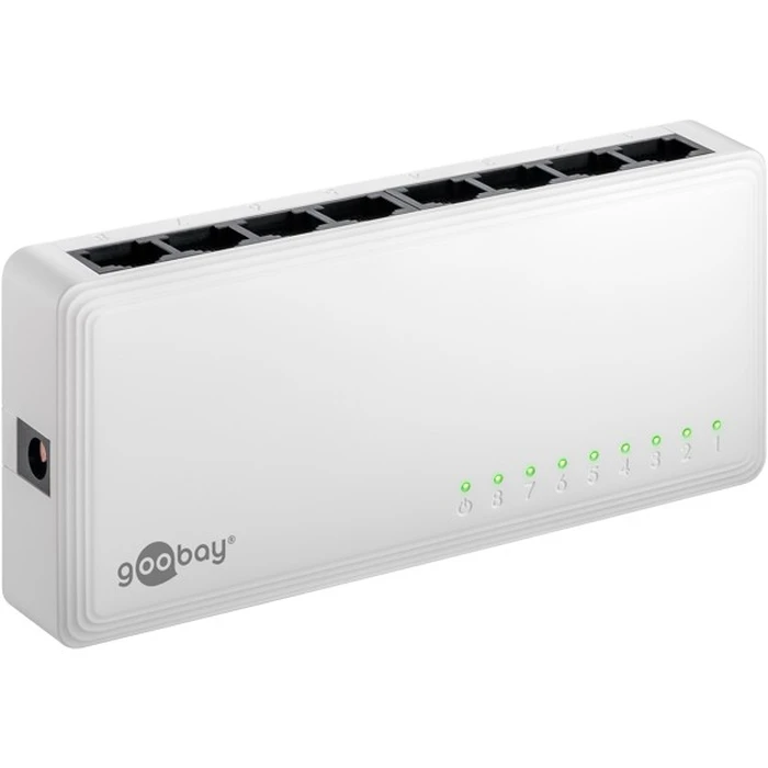 Goobay Gigabit Ethernet Switch 8 Θυρών 64564 Λευκό