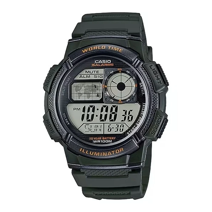 Ανδρικό Ρολόι Casio WORLD TIME ILLUMINATOR (? 43 mm)