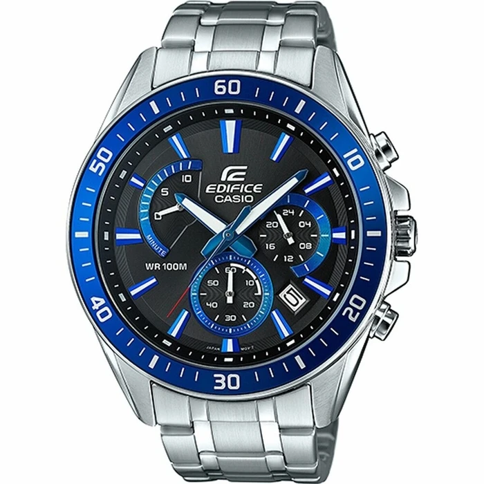 Ρολόι Ανδρικό Casio EFR-552D-1A2VUEF Ασημί Μαύρο
