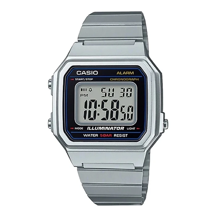 Ρολόι Unisex Casio B650WD-1AEF Μαύρο Ασημί (? 41 mm)