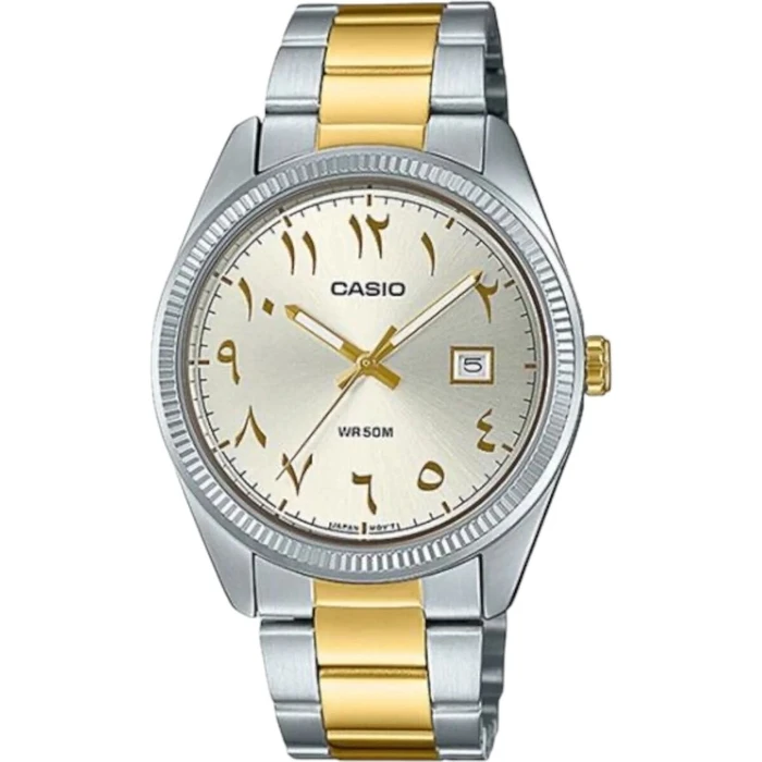 Casio Ανδρικά Ρολόι MTP-1302SG-7B3VD Ασημί 40 mm