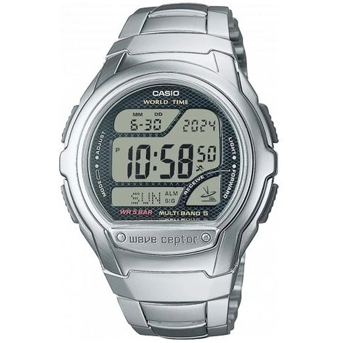 Ανδρικό Ρολόι Casio WV-58RD-1AEF Μαύρο Ασημί (? 44 mm)