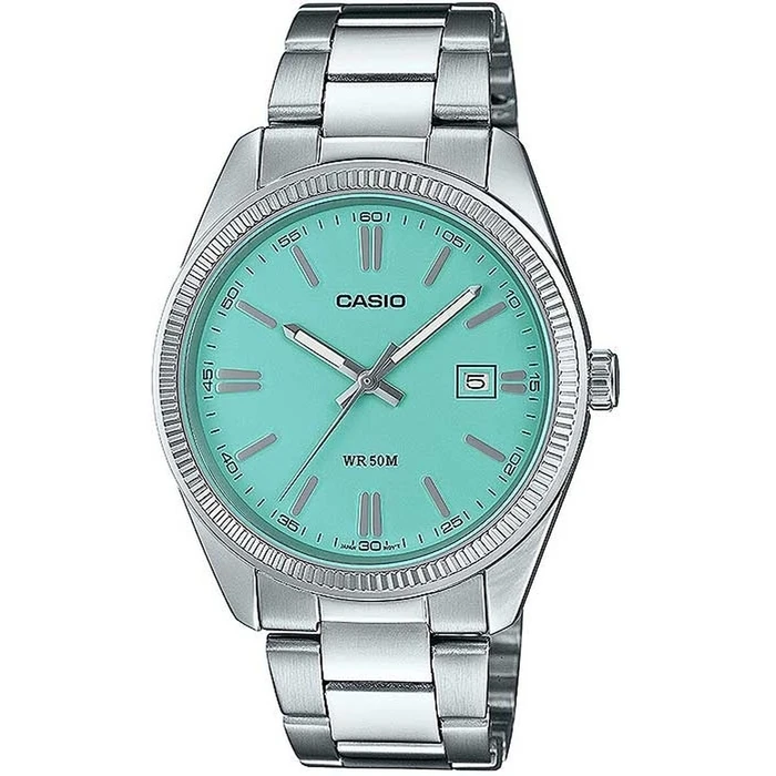 Ανδρικό Ρολόι Casio DATE Ασημί