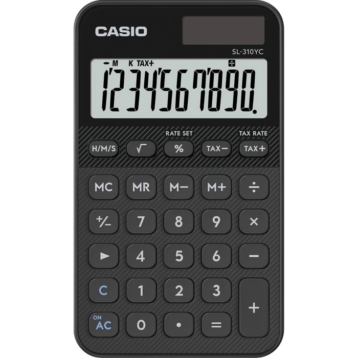 Αριθμομηχανή Casio SL-310YC-BK μαύρη