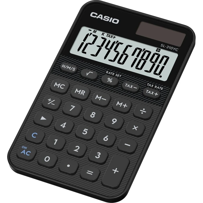 Αριθμομηχανή Casio SL-310YC-BK μαύρη