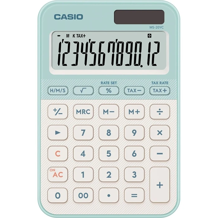 Αριθμομηχανές Casio MS-20YC-LG Light Green