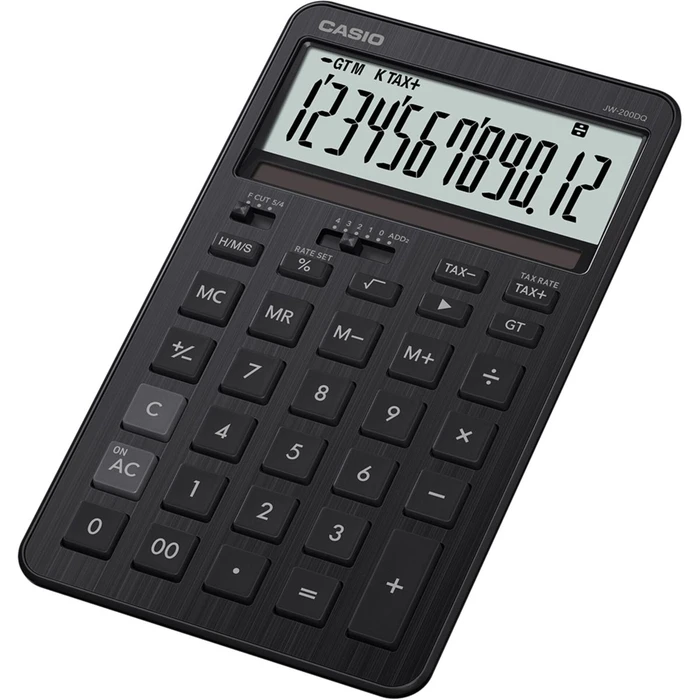Αριθμομηχανές Casio JW-200DQ-BK black