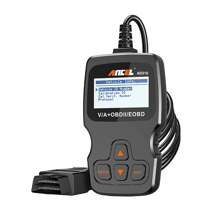 Διαγνωστικό Αυτοκινήτου Ancel Scanner OBD2 AD310/AC103 (Μαύρο)