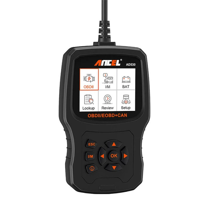 Διαγνωστικό Scanner Ancel OBD2 AD530 (Μαύρο)