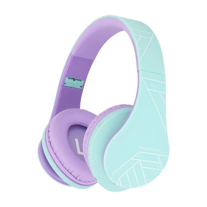 Headphones PowerLocus Wireless for kids P2 (blue-purple)