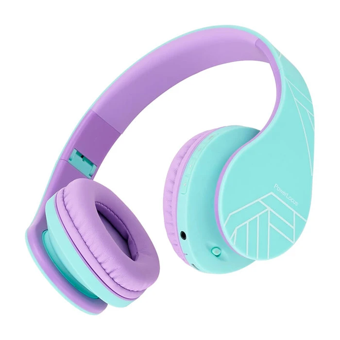 Headphones PowerLocus Wireless for kids P2 (blue-purple)