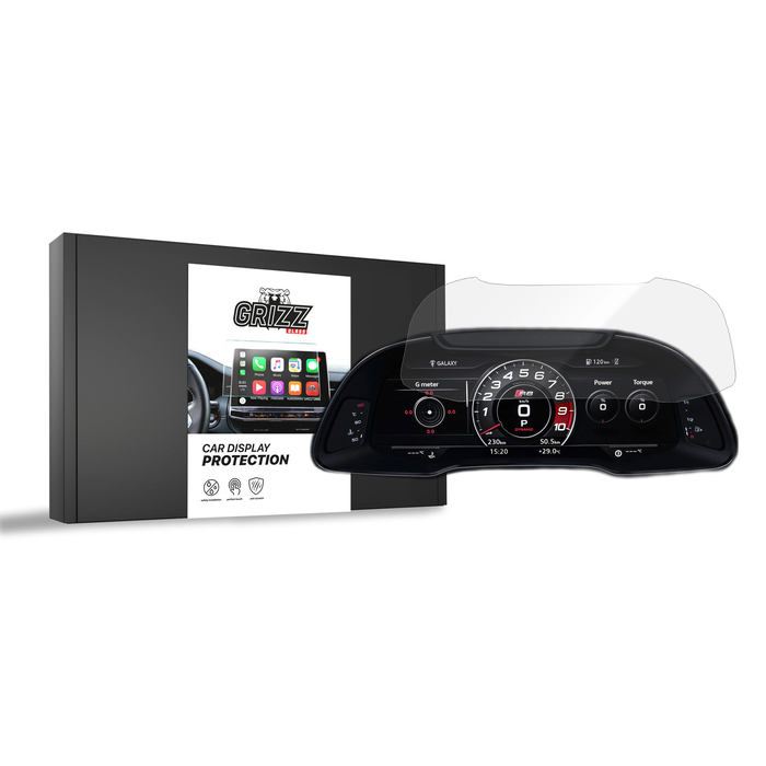 Ceramic GrizzGlass CarDisplay Protection Audi R8 2 Virtual Cockpit 12,3" (2015-2023)