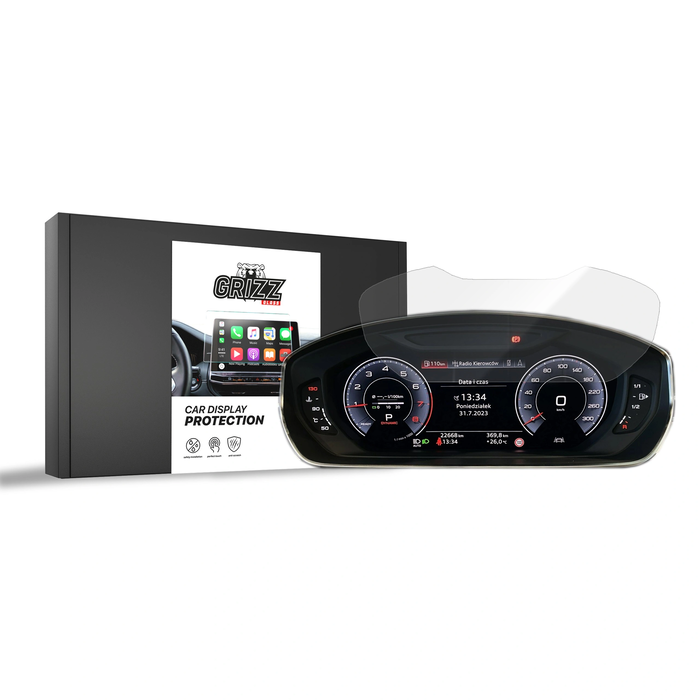 Ceramic GrizzGlass CarDisplay Protection Audi A8 Virtual Cockpit 10,25" (2021-2026)