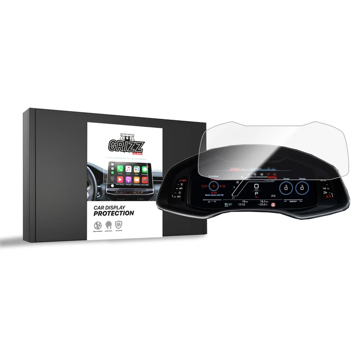 Ceramic GrizzGlass CarDisplay Protection Audi Q7 Virtual Cockpit 12,3" (2019-2026)
